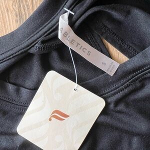 Fabletics Black Open Back Tank